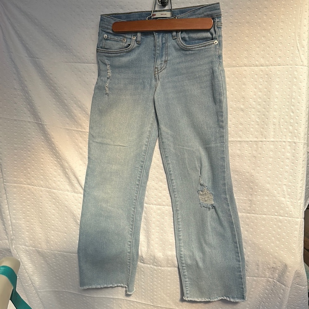 Levi's Blue Distressed Denim Jeans